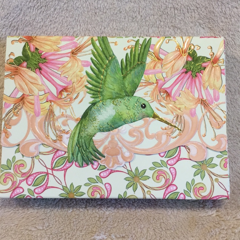 Hummingbird Note Card Set by Pictura 10 count NWT